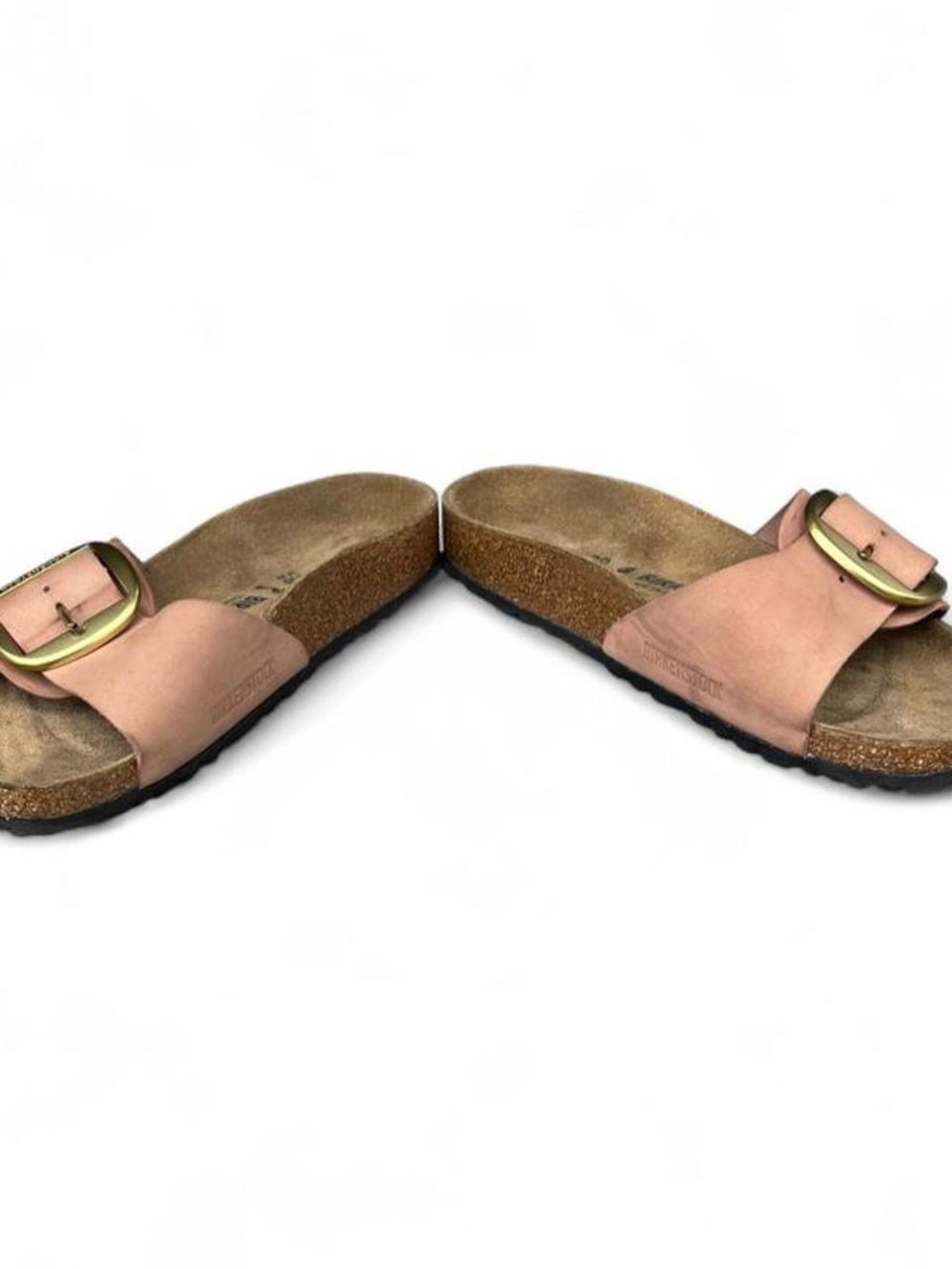 Birkenstock Madrid Big Buckle Old Rose Leather Sandals EU 39 US Women's 8 Narrow - Picture 6 of 8